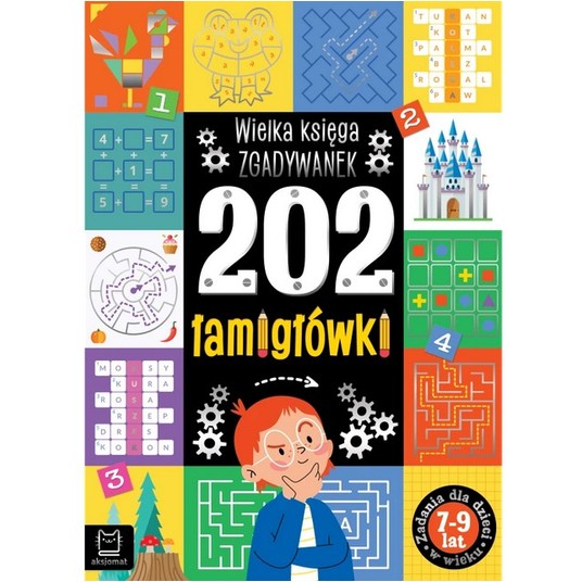 202 ŁAMIGŁÓWKI. WIELKA KSIĘGA ZGADYWANEK 7-9 LAT -zdjęcie numer 1