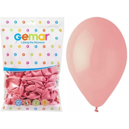 BALON GEMAR PASTEL 10" G90/73 RÓŻOWY DELIKATNY -zdjęcie numer 1