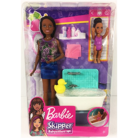 BARBIE LALKA OPIEKUNKA ZESTAW Z WANNĄ FHY97/ FXH05 -zdjęcie numer 1