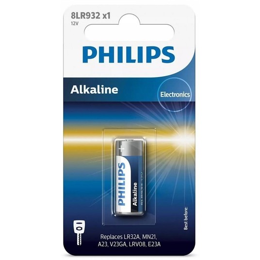 BATERIA 8LR923/1BP 12V ALKALINE PHILIPS -zdjęcie numer 1