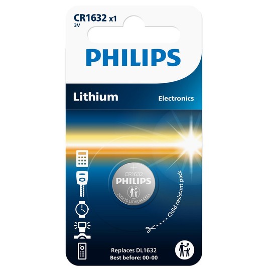 BATERIA CR1632/1BP PHILIPS -zdjęcie numer 1