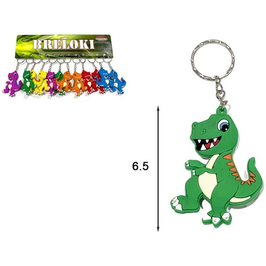 BRELOK DINOZAUR GUMOWY -zdjęcie numer 1