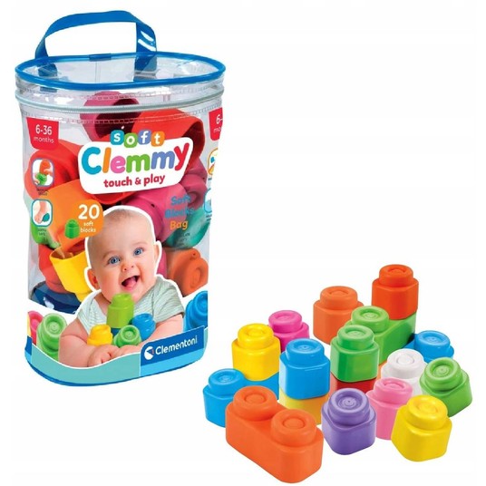 CLEMMY WORECZEK Z 20 KLOCKAMI -zdjęcie numer 1