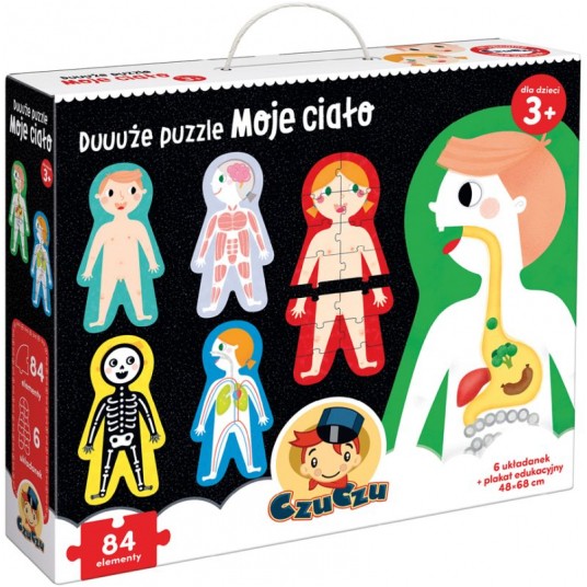 CZUCZU DUŻE PUZZLE MOJE CIAŁO 3+ -zdjęcie numer 1