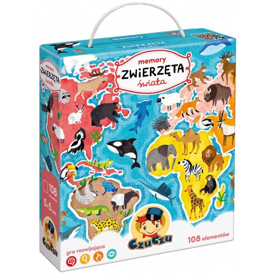 CZUCZU MEMORY ZWIERZĘTA ŚWIATA -zdjęcie numer 1