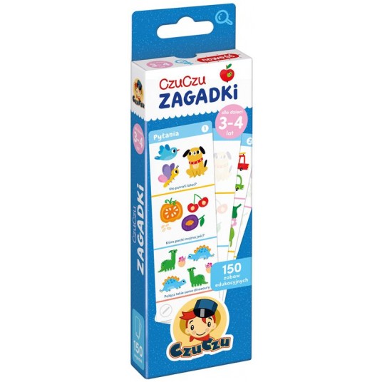 CZUCZU ZAGADKI DLA DZIECI 3-4 LAT -zdjęcie numer 1