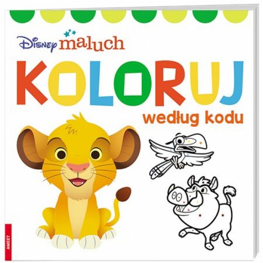 DISNEY MALUCH KOLORUJ WEDŁUG KODU -zdjęcie numer 1