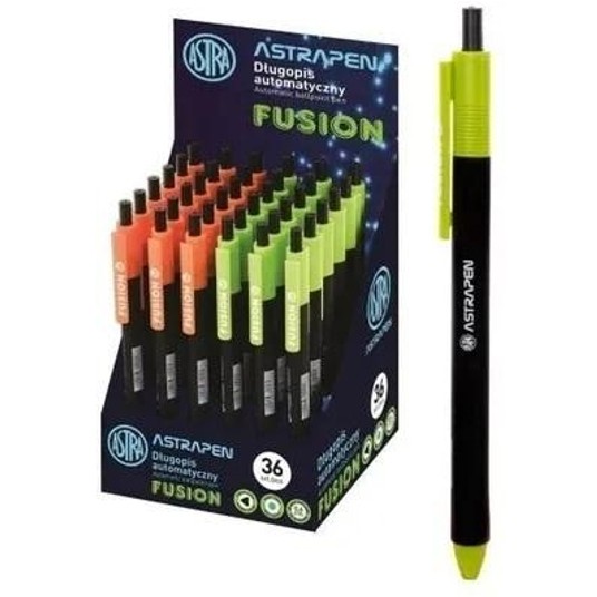 DŁUGOPIS AUTOMATYCZNY TRÓJKĄTNY 0,6MM FUSION ASTRA -zdjęcie numer 1