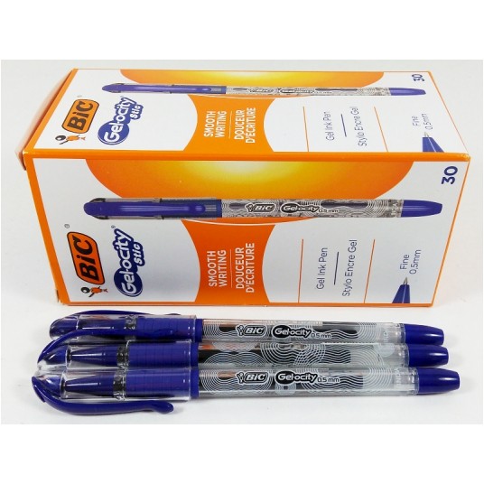 DŁUGOPIS GELOCITY STIC 0,5 NIEBIESKI BIC -zdjęcie numer 1
