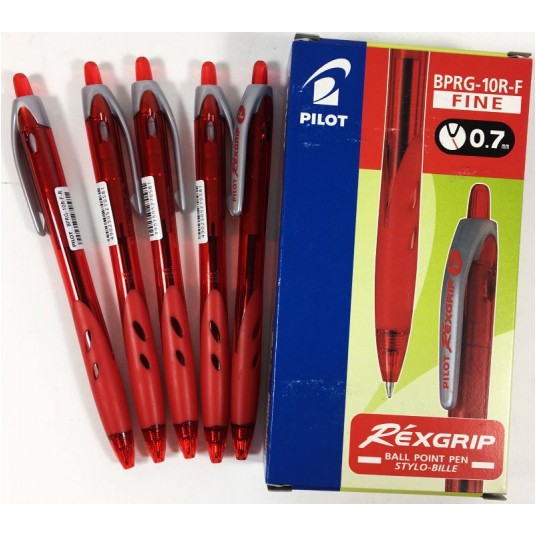 DŁUGOPIS PILOT REXGRIP F CZERWONY -zdjęcie numer 1