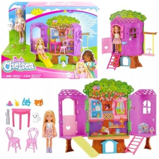 DOMEK NA DRZEWIE BARBIE CHELSEA HPL70 -zdjęcie numer 1