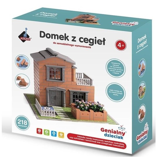 DOMEK Z CEGIEŁ 218 EL. - ASKATO -zdjęcie numer 1