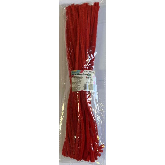 DRUCIKI KREATYWNE 30 CM CZERWONE 50 SZT. -zdjęcie numer 1
