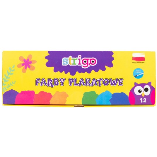 FARBY PLAKATOWE 12 KOL STRIGO -zdjęcie numer 1