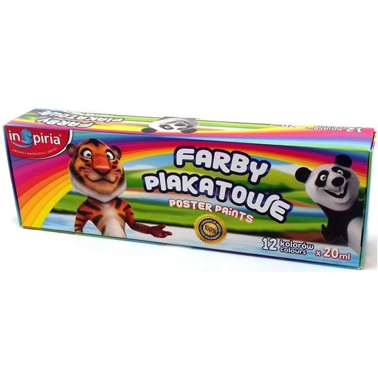FARBY PLAKATOWE 12KOL. INSPIRIA -zdjęcie numer 1