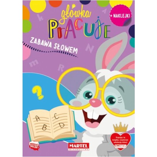 GŁÓWKA PRACUJE ZABAWA SŁOWEM Z NAKLEJKAMI -zdjęcie numer 1