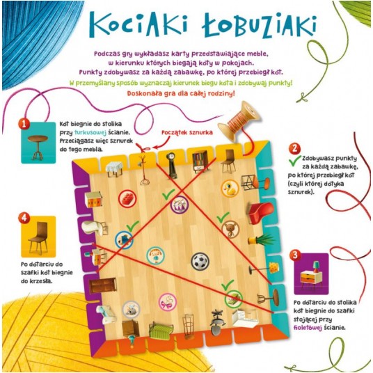 GRA KOCIAKI ŁOBUZIAKI NASZA KSIĘGARNIA -zdjęcie numer 2