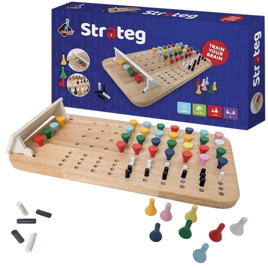 GRA LOGICZNA DREWNIANA STRATEG - ASKATO -zdjęcie numer 1
