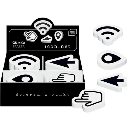 GUMKA DO ŚCIERANIA ICON NET INTERDRUK -zdjęcie numer 1