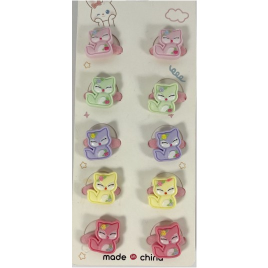 GUMKA DO WŁOSÓW KOTEK PASTEL B - 2453 1 SZT. -zdjęcie numer 1
