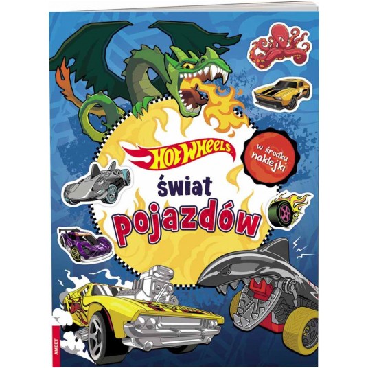 HOT WHEELS ŚWIAT POJAZDÓW ZADANIA Z NAKLEJKAMI -zdjęcie numer 1