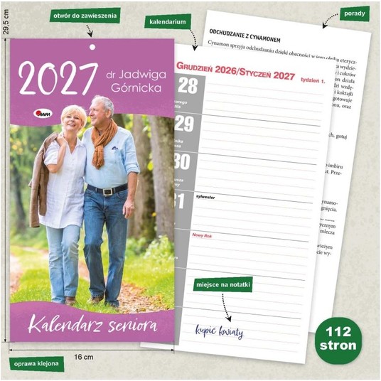 KALENDARZ 2027 SENIORA -zdjęcie numer 1