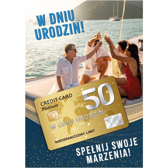 KARNET GIFT M-174 W DNIU 50 URODZIN ARMIN STYLE -zdjęcie numer 1