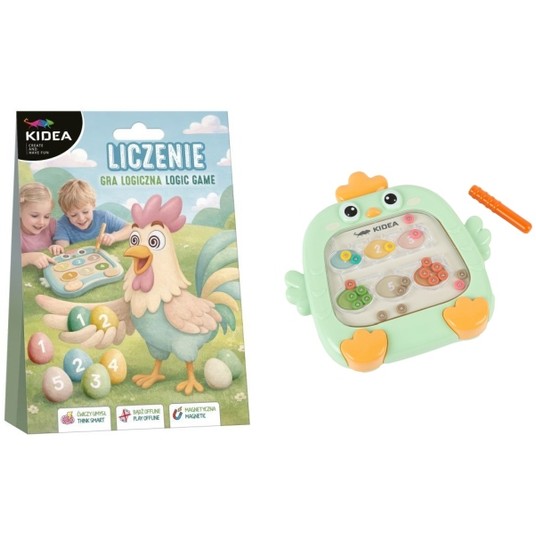 KIDEA MAGNETYCZNA GRA LOGICZNA LICZENIE -zdjęcie numer 1