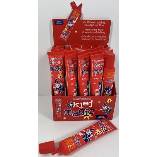 KLEJ W TUBIE PLASTIKOWEJ Z APLIKATOREM 45G MAGIC -zdjęcie numer 1