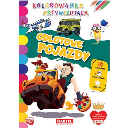 KOLOROWANKA AKTYWIZUJĄCA ODLOTOWE POJAZDY -zdjęcie numer 1