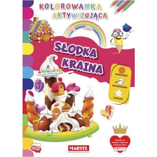 KOLOROWANKA AKTYWIZUJĄCA SŁODKA KRAINA -zdjęcie numer 1
