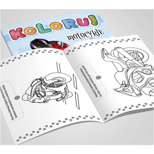 KOLOROWANKA KOLEKCJA KOLORUJ - MOTOCYKLE MARTEL -zdjęcie numer 2