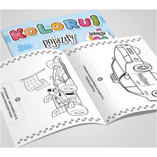 KOLOROWANKA KOLEKCJA KOLORUJ - POJAZDY MARTEL -zdjęcie numer 2