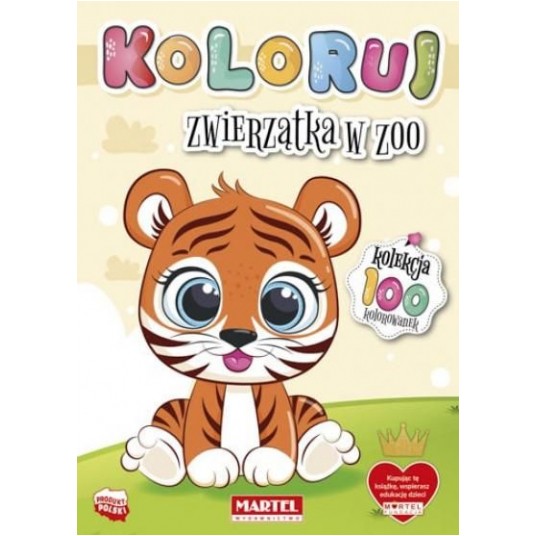 KOLOROWANKA KOLEKCJA KOLORUJ - ZOO MARTEL -zdjęcie numer 1