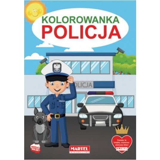 KOLOROWANKA POLICJA MARTEL -zdjęcie numer 1