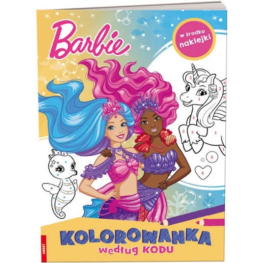 KOLOROWANKA WEDŁUG KODU BARBIE DREAMTOPIA -zdjęcie numer 1