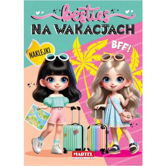 KOLOROWANKA Z NAKLEJKAMI BESTIES MARTEL -zdjęcie numer 1