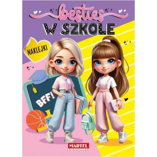 KOLOROWANKA Z NAKLEJKAMI BESTIES MARTEL -zdjęcie numer 1