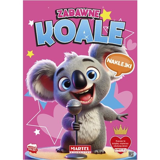 KOLOROWANKA Z NAKLEJKAMI KOALE MARTEL -zdjęcie numer 1