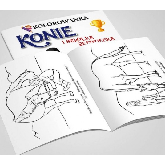 KOLOROWANKA Z NAKLEJKAMI KONIE MARTEL -zdjęcie numer 2