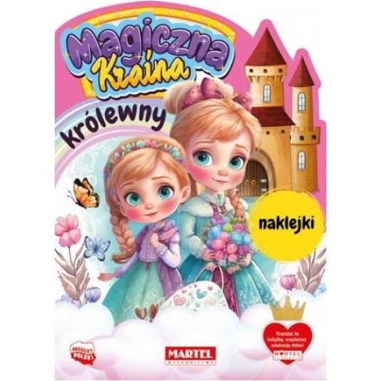 KOLOROWANKA Z NAKLEJKAMI KRÓLEWNY MARTEL -zdjęcie numer 1