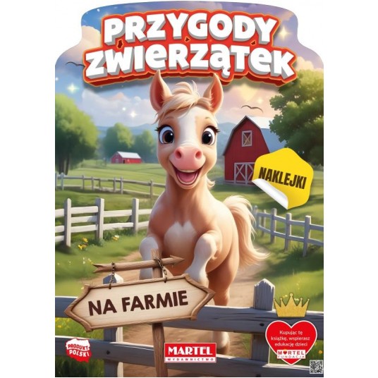 KOLOROWANKA Z NAKLEJKAMI NA FARMIE MARTEL -zdjęcie numer 1