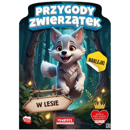 KOLOROWANKA Z NAKLEJKAMI W LESIE MARTEL -zdjęcie numer 1