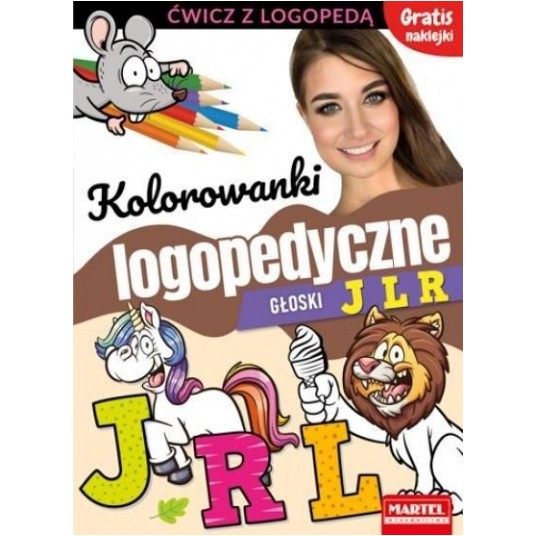 KOLOROWANKI LOGOPEDYCZNE GŁOSKI JLR MARTEL -zdjęcie numer 1