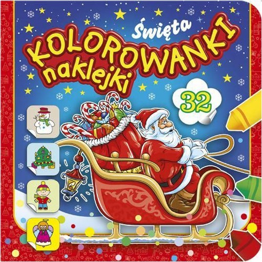 KOLOROWANKI NAKLEJKI ŚWIĘTA - MOREX -zdjęcie numer 1