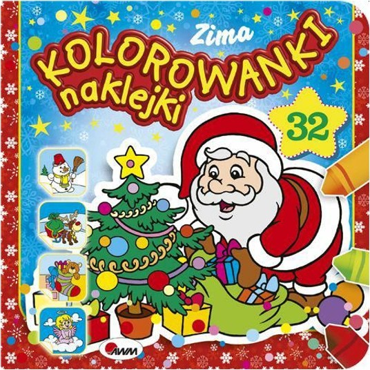 KOLOROWANKI NAKLEJKI ZIMA - MOREX -zdjęcie numer 1
