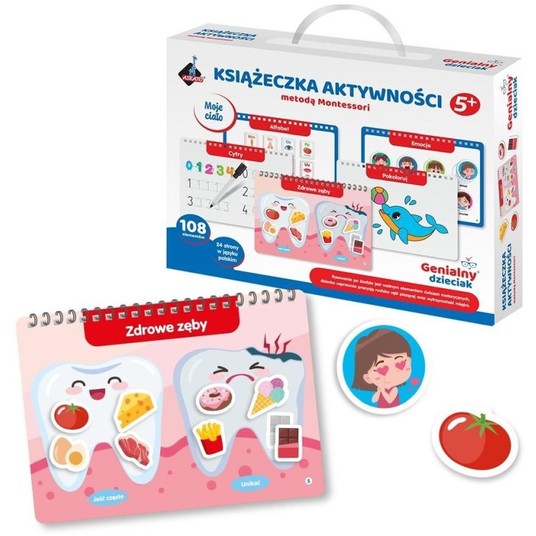 KSIĄŻECZKA AKTYW. MONTESSORI MOJE CIAŁO - AKSKATO -zdjęcie numer 1