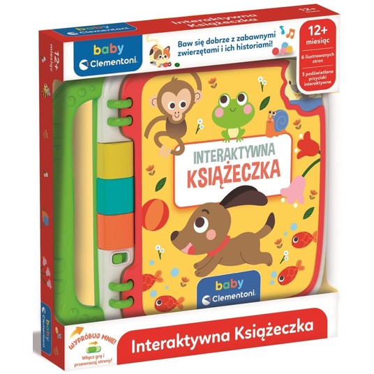 KSIĄŻECZKA INTERAKTYWNA - CLEMENTONI -zdjęcie numer 1