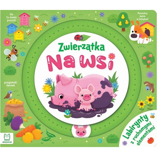 KSIĄŻECZKA LABIRYNTY RUCHOME ELEMENTY NA WSI -zdjęcie numer 1