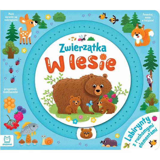 KSIĄŻECZKA LABIRYNTY RYCHOME ELEMENTY W LESIE -zdjęcie numer 1